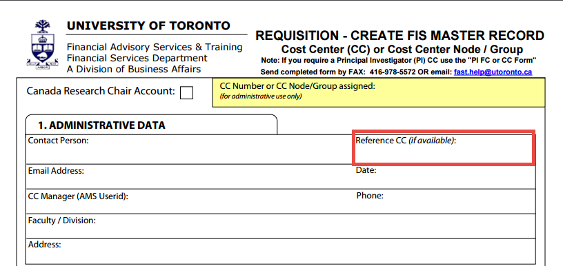 Departmental Forms, Student Forms