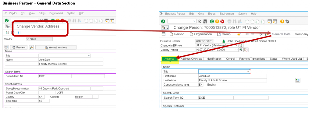 S4 HANA Business Partner – Change & Create Accounts Payable Vendor ...