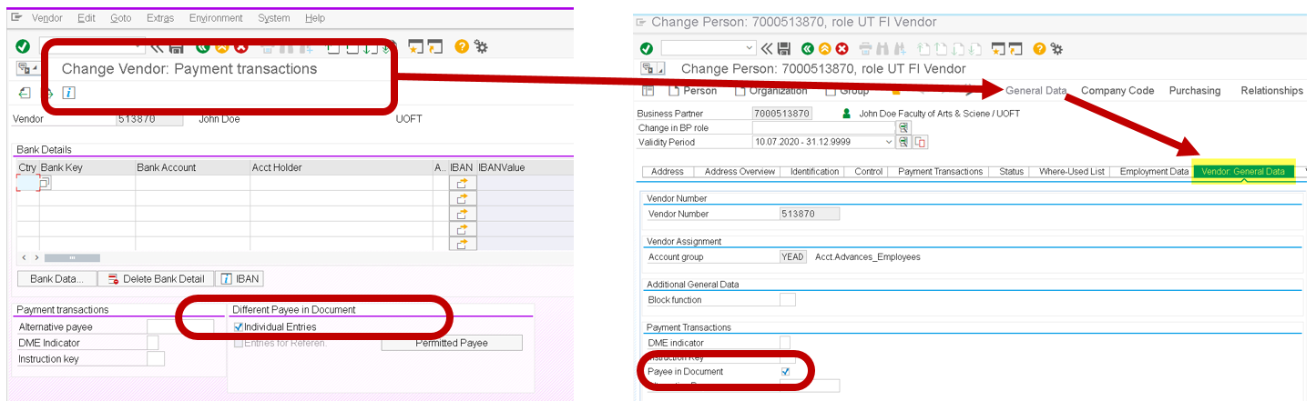 S4 HANA Business Partner – Change & Create Accounts Payable Vendor 