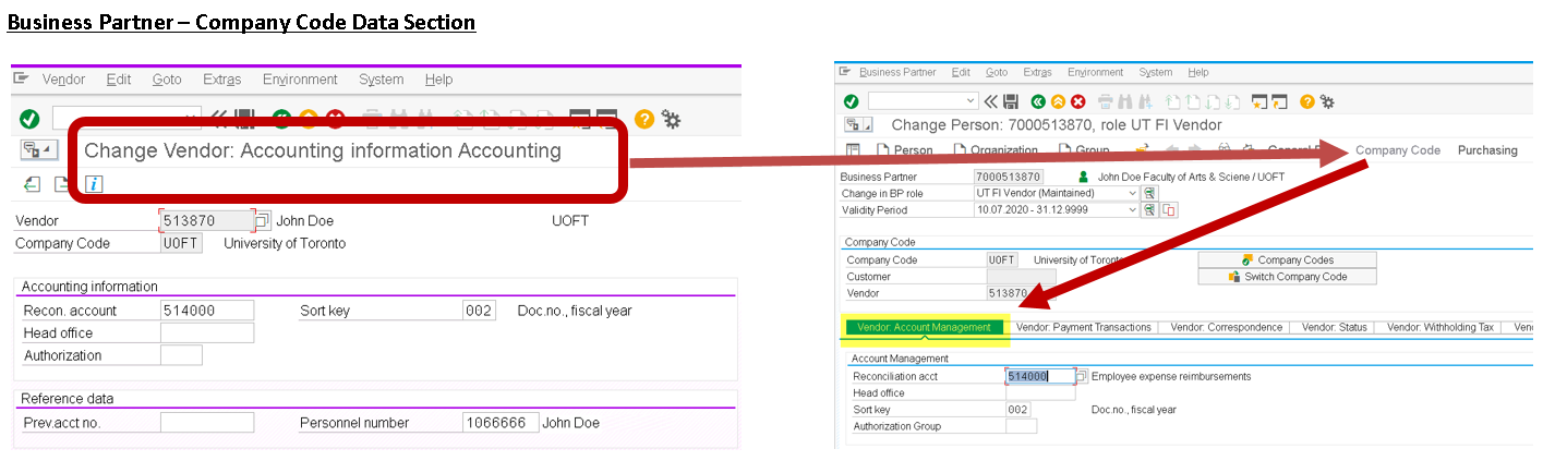 S4 HANA Business Partner – Change & Create Accounts Payable Vendor 