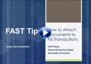 Attach Electronic Documents to FIS Transactions